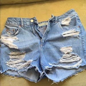 Top shop mom shorts